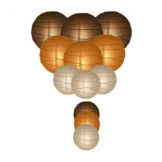 Paper Lantern Assorted Pack 8 (12 PCS )